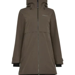 Didriksons Helle parka outdoor jack dames mocha brown