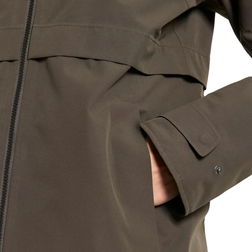 Didriksons Helle parka outdoor jack dames mocha brown