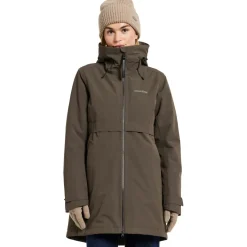 Didriksons Helle parka outdoor jack dames mocha brown