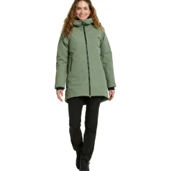 Didriksons Marget parka outdoor jack dames light moss