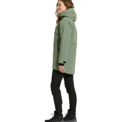 Didriksons Marget parka outdoor jack dames light moss