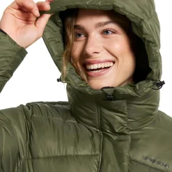 Didriksons Marion parka outdoor jack dames deep green