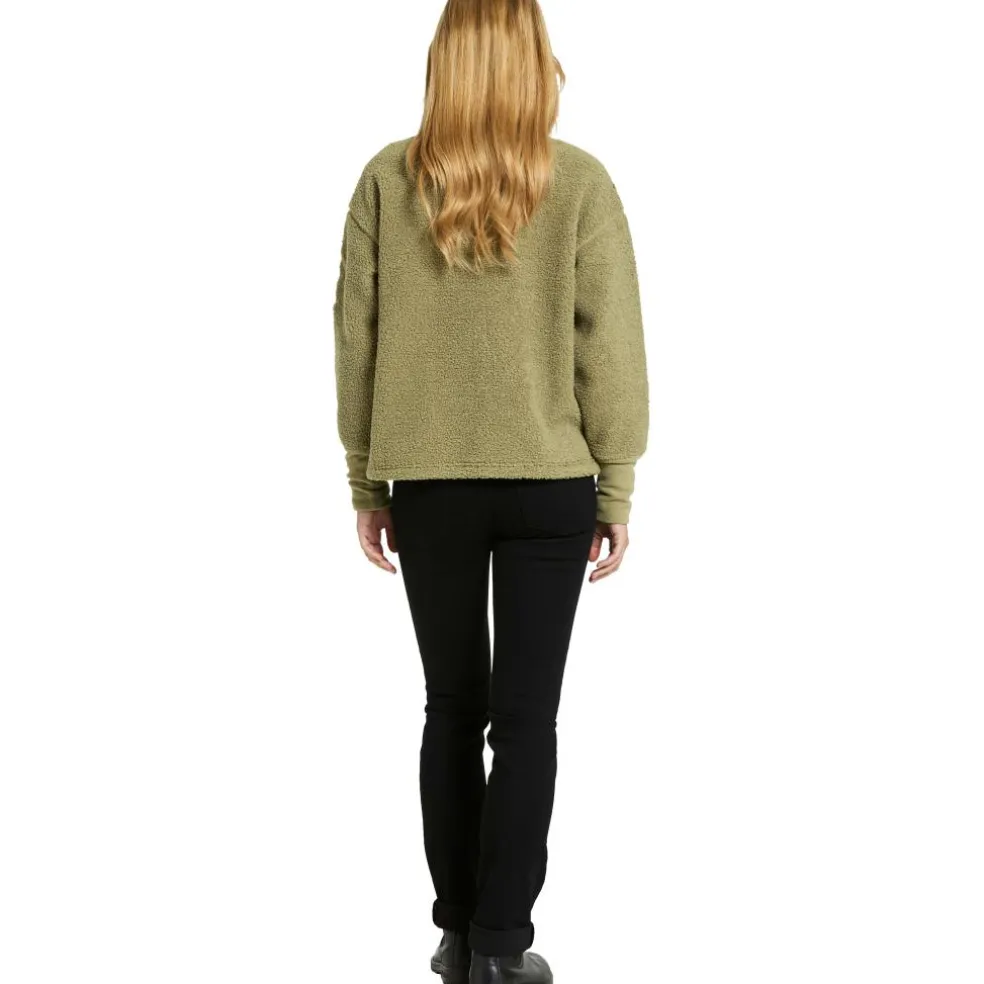 Didriksons Mella vest dames olive green