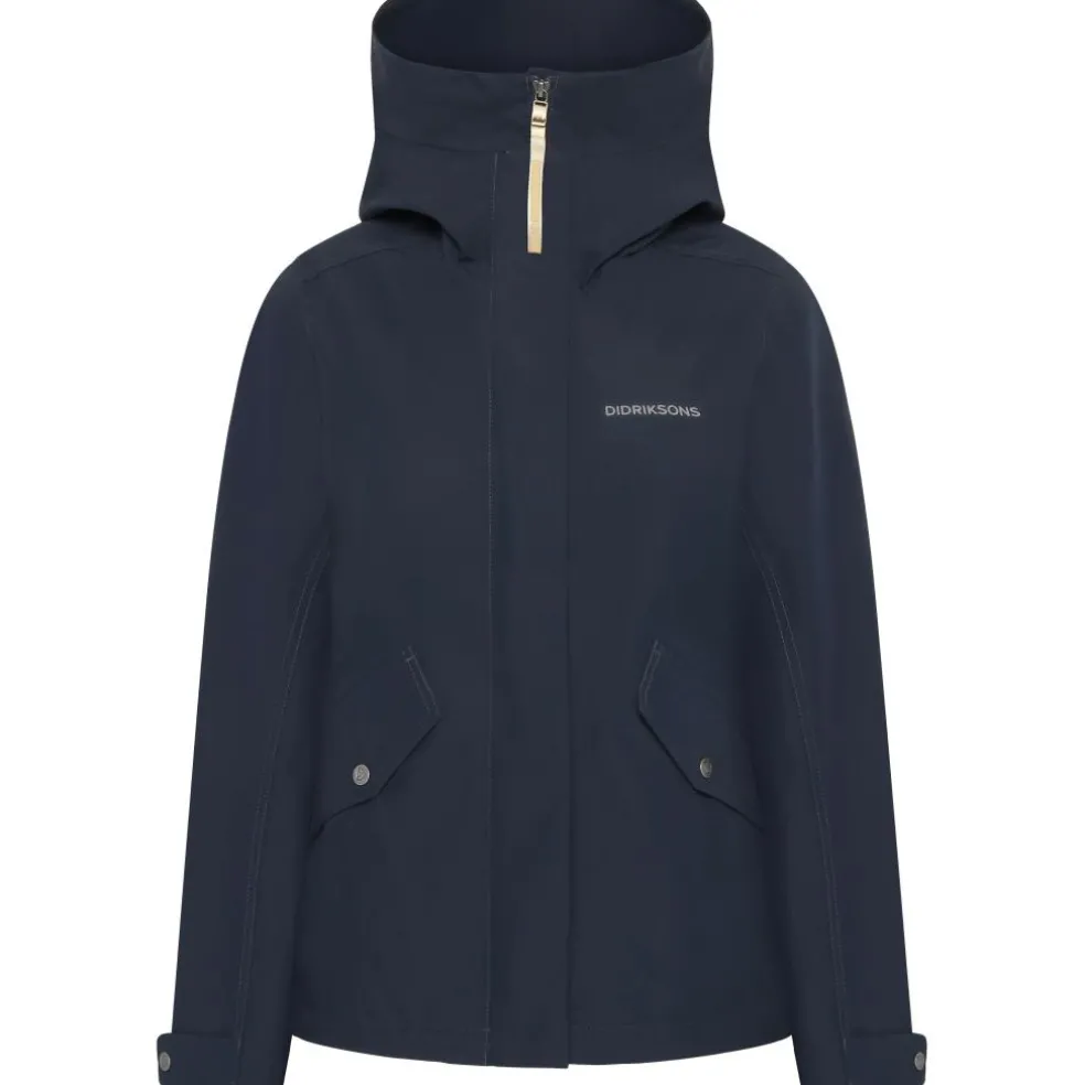 Didriksons Silja outdoor jack dames dark night blue