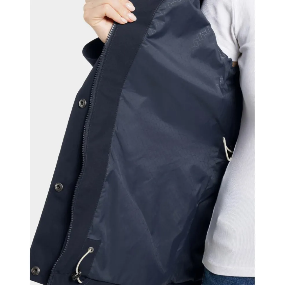 Didriksons Silja outdoor jack dames dark night blue