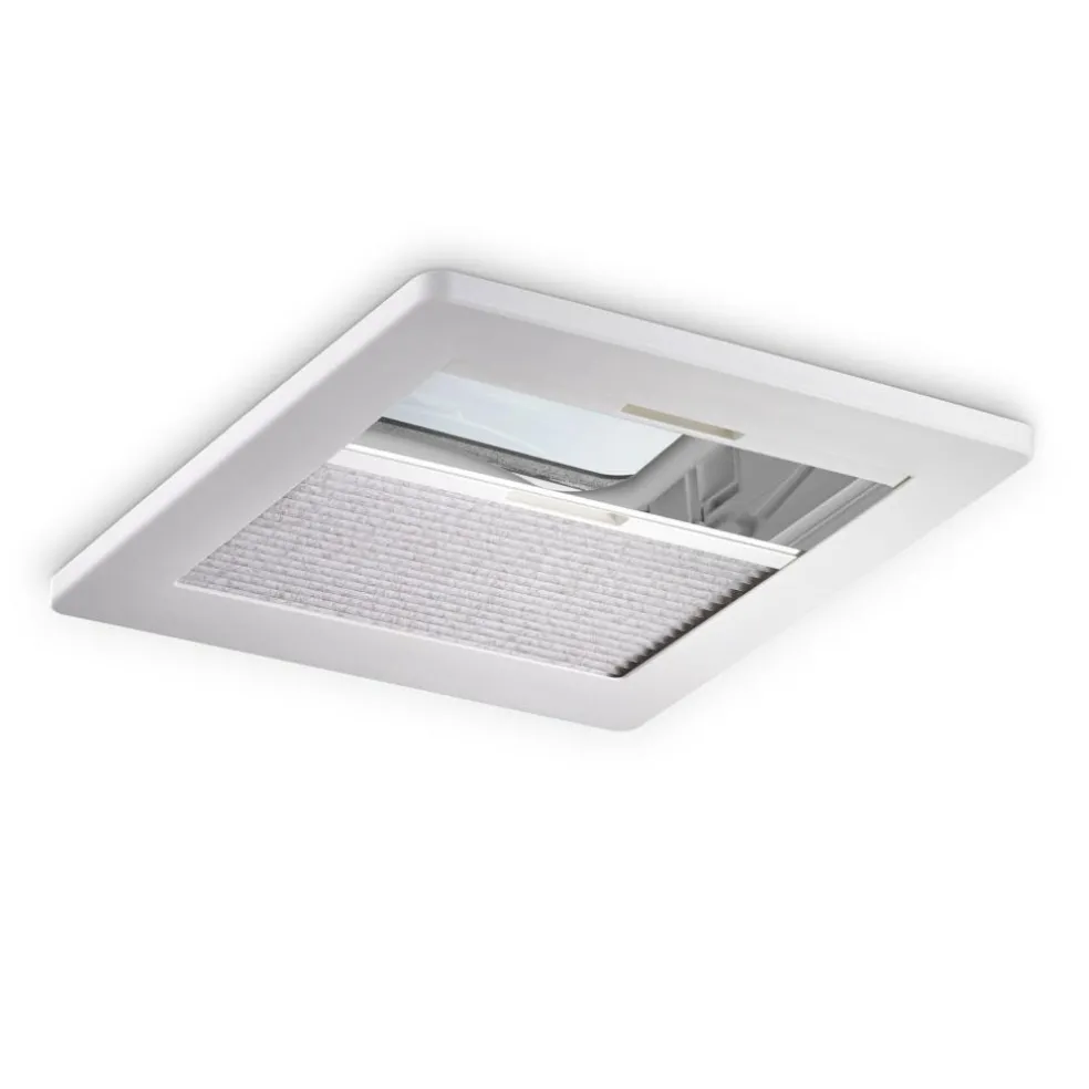 Dometic Micro Heki dakluik met permanente ventilatie, hor en verduistering