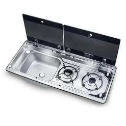 Dometic MO9722 kook-spoelcombinatie links