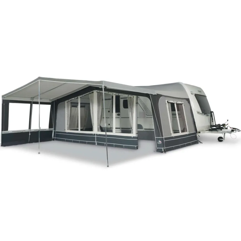 Doréma Diamond Season voortentluifel 25 mm stalen frame antraciet