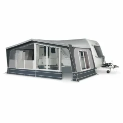 Doréma Diamond XL300 De Luxe voortent 25 mm stalen frame  antraciet