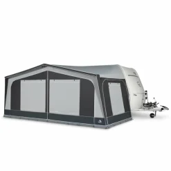 Doréma Monza 240 DeLuxe voortent 25 mm stalen frame antraciet
