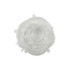 Dotz Siliconen vershouddeksels ø 6 - 21 cm transparant 6-pack
