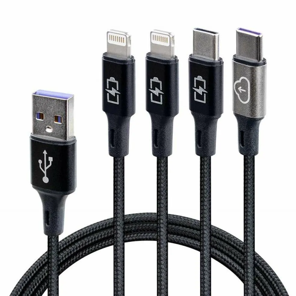 Dörr USB-C 4-in-1 oplaadkabel 120 cm