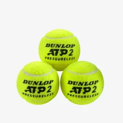 Dunlop ATP Pressureless tennisballen 3-pack geel