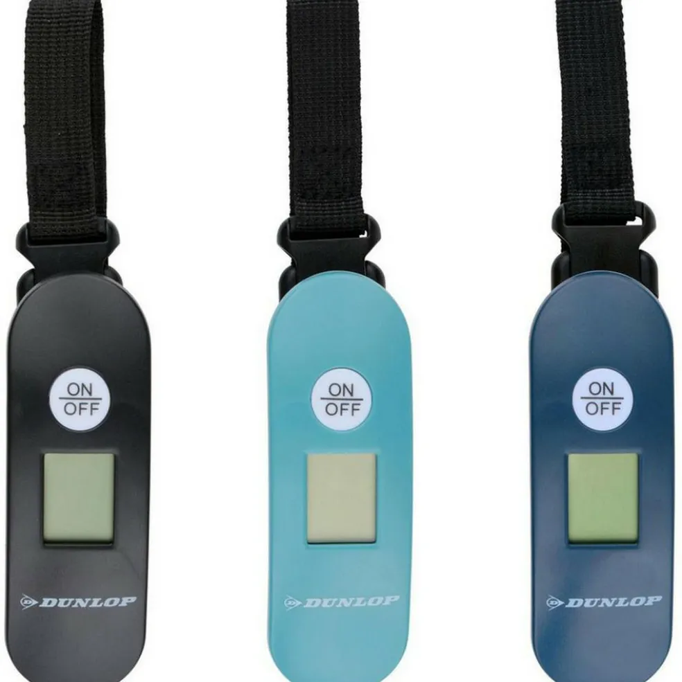 Dunlop Digitale bagageweger 3 kleuren assorti