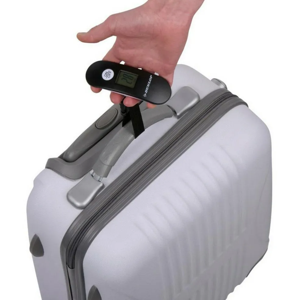 Dunlop Digitale bagageweger 3 kleuren assorti