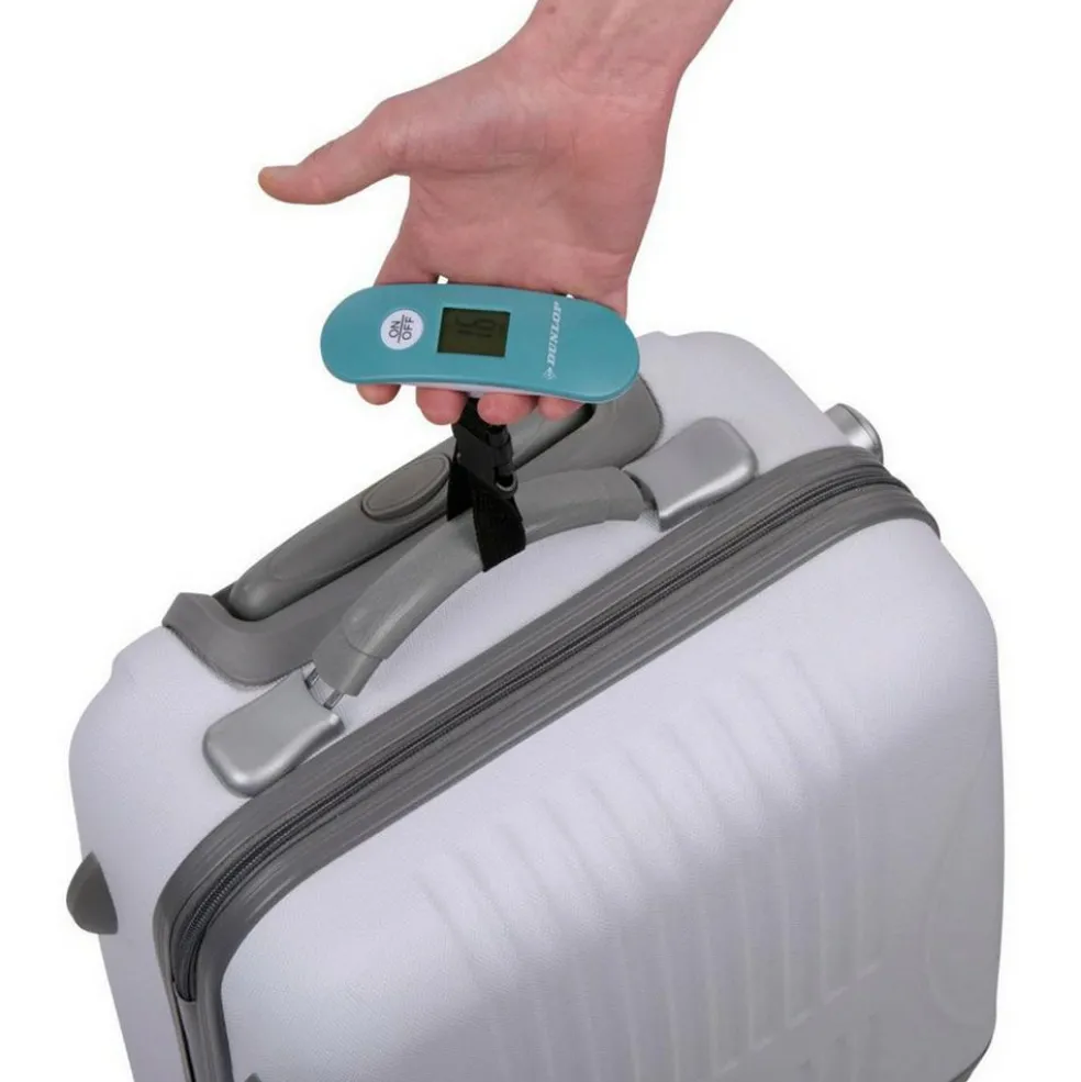 Dunlop Digitale bagageweger 3 kleuren assorti