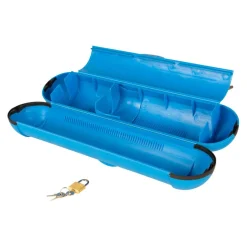 DWS Camping  CEE Stekker veiligheidsbox blauw