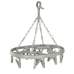 DWS Camping Droogcarrousel 16 knijpers opvouwbaar