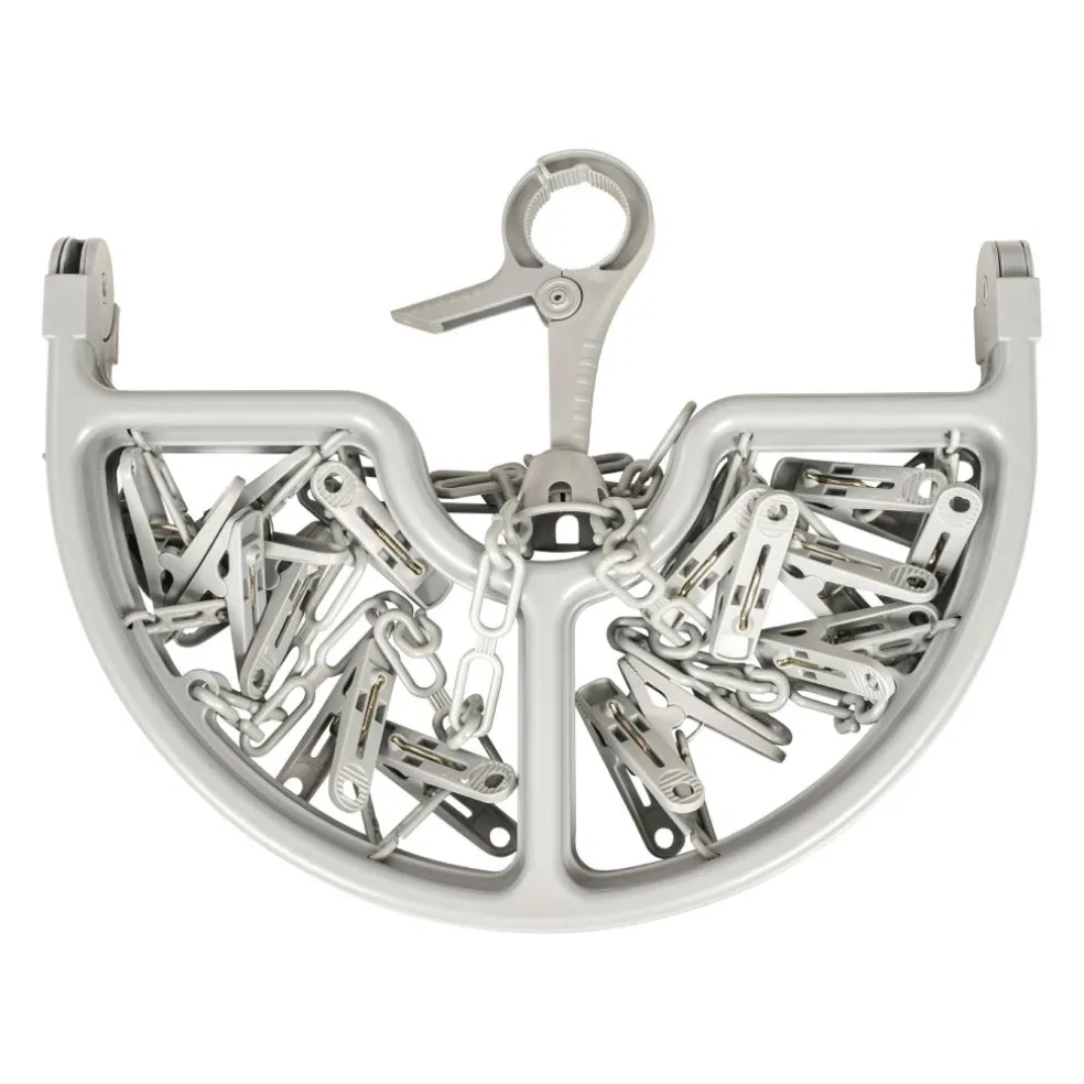 DWS Camping Droogcarrousel 16 knijpers opvouwbaar