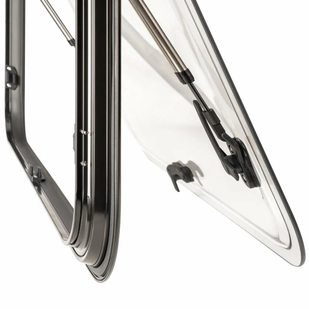 DWS Camping Klapraam transparant inclusief combihor wit 700 x 350 mm