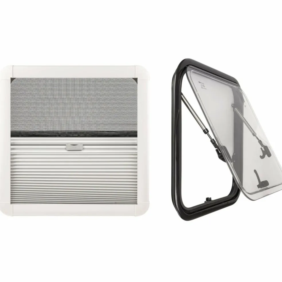 DWS Camping Klapraam transparant inclusief combihor wit 500 x 500 mm