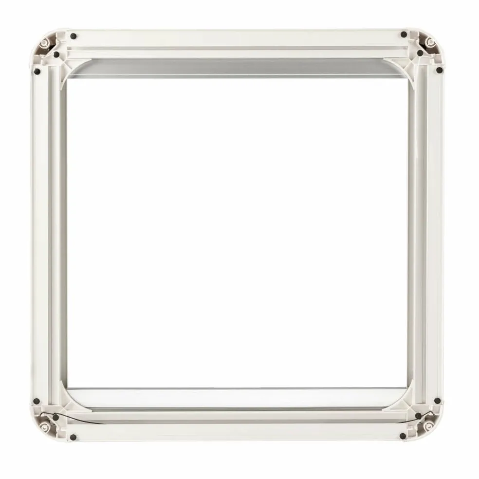 DWS Camping Klapraam transparant inclusief combihor wit 500 x 500 mm