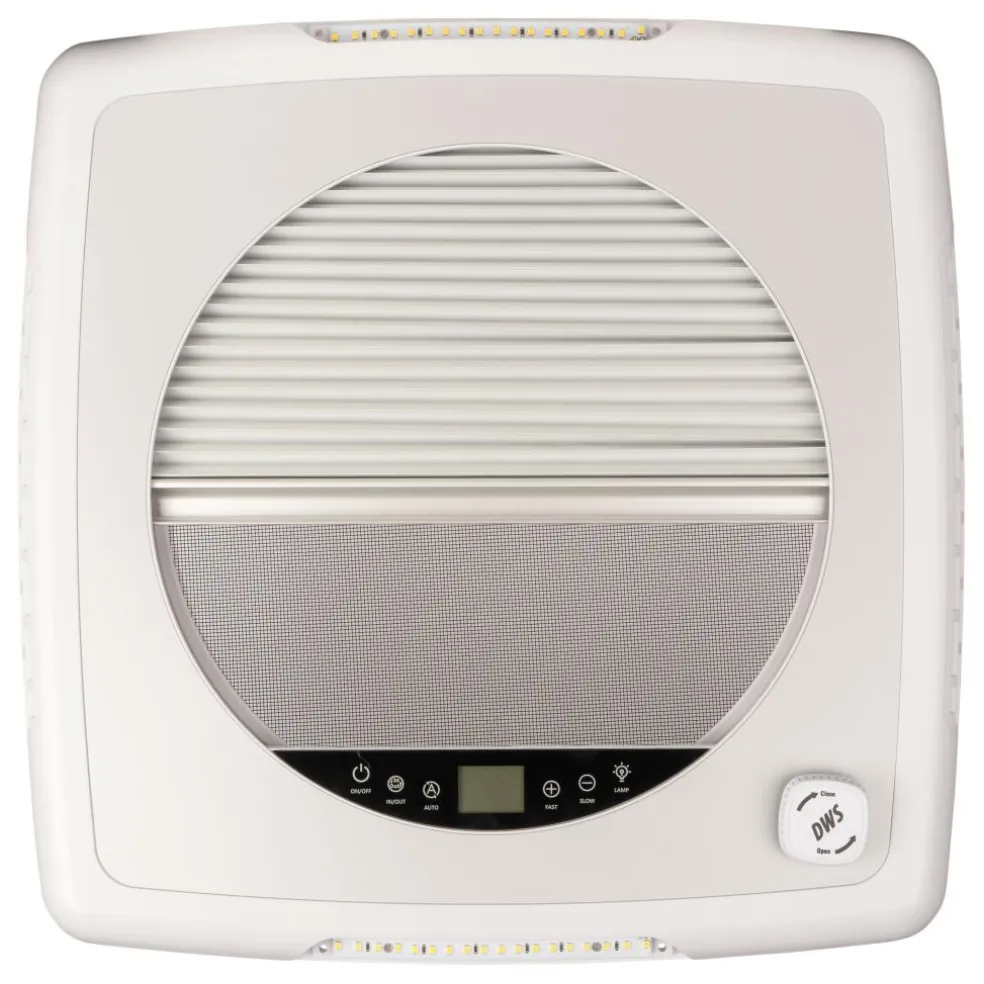 DWS Camping Plus Fan dakventilator 40 x 40 transparant