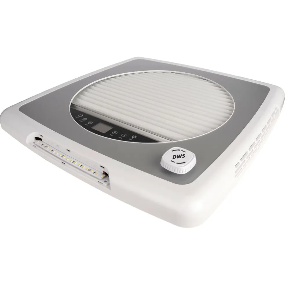 DWS Camping Plus Fan dakventilator 40 x 40 transparant