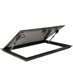 DWS Camping  Rechthoekig klapraam inclusief combihor zwart  900 x 450 mm