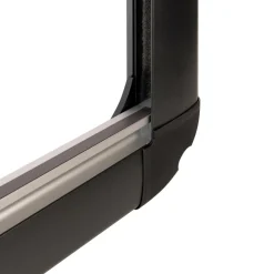 DWS Camping  Rechthoekig klapraam inclusief combihor zwart  900 x 450 mm