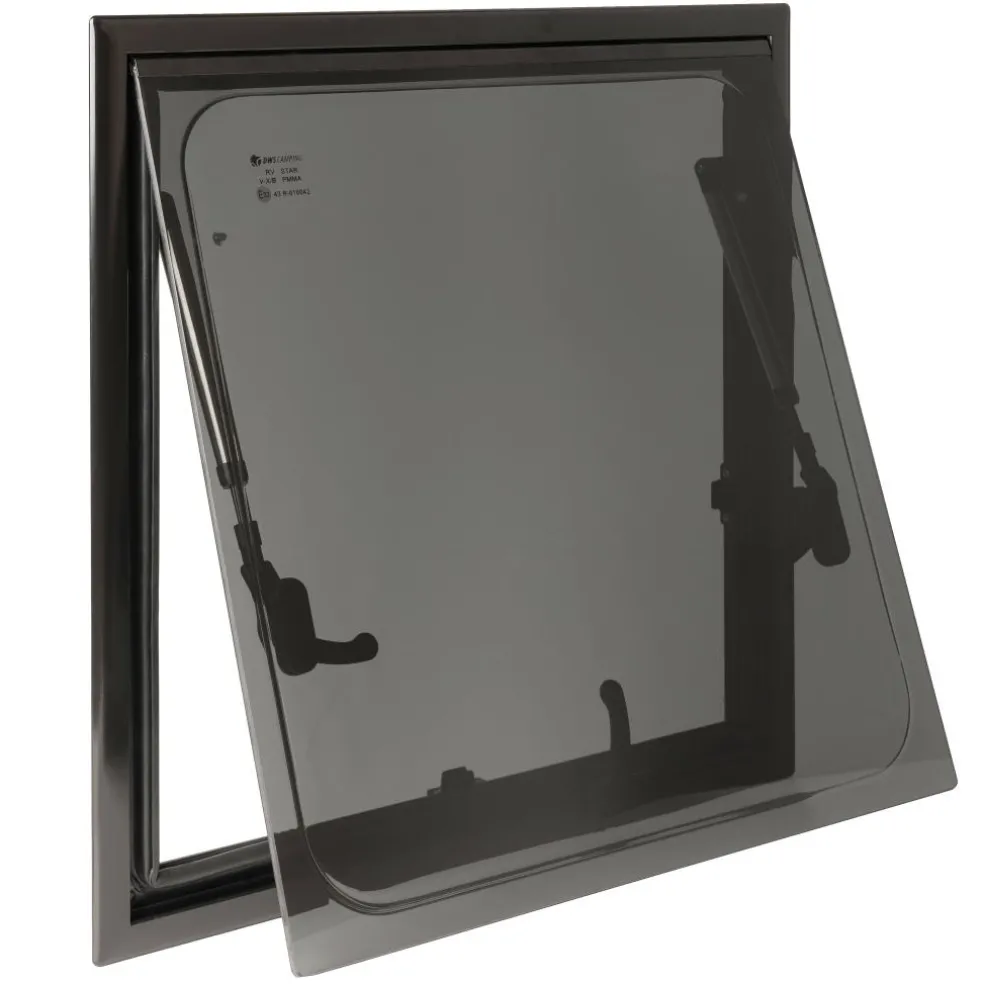 DWS Camping Rechthoekig klapraam inclusief combihor zwart 500 x 500 mm