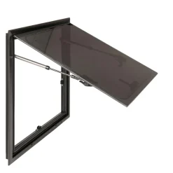 DWS Camping Rechthoekig klapraam inclusief combihor zwart 500 x 500 mm