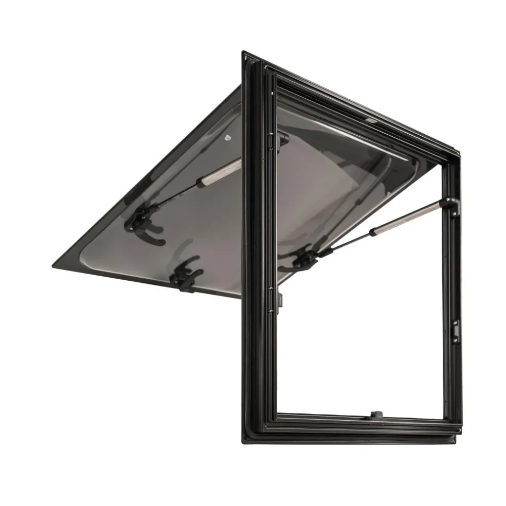 DWS Camping Rechthoekig klapraam inclusief combihor zwart 500 x 500 mm