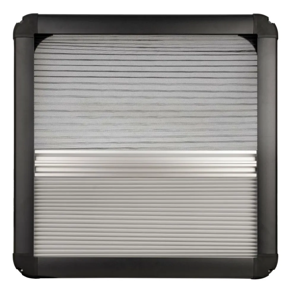 DWS Camping Rechthoekig klapraam inclusief combihor zwart 500 x 500 mm