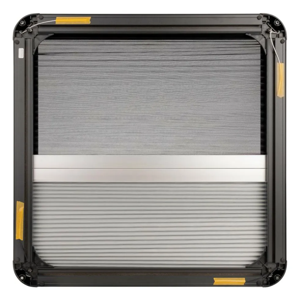 DWS Camping Rechthoekig klapraam inclusief combihor zwart 500 x 500 mm