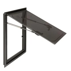 DWS Camping Rechthoekig klapraam inclusief combihor zwart 350 x 500 mm