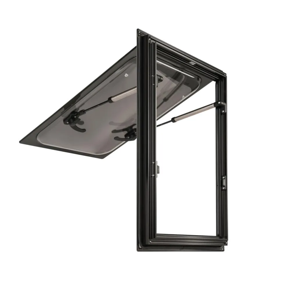 DWS Camping Rechthoekig klapraam inclusief combihor zwart 350 x 500 mm