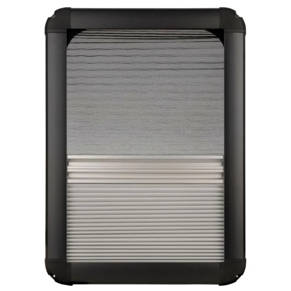 DWS Camping Rechthoekig klapraam inclusief combihor zwart 350 x 500 mm