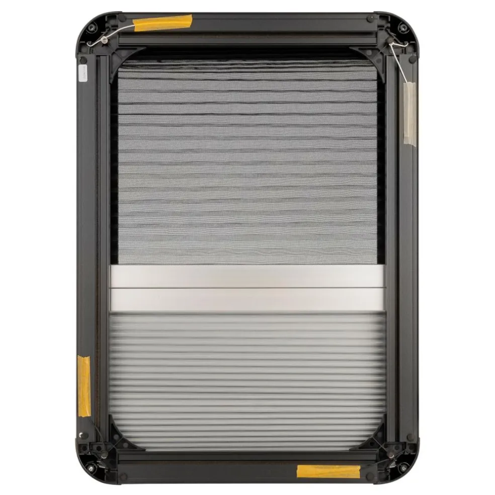 DWS Camping Rechthoekig klapraam inclusief combihor zwart 350 x 500 mm