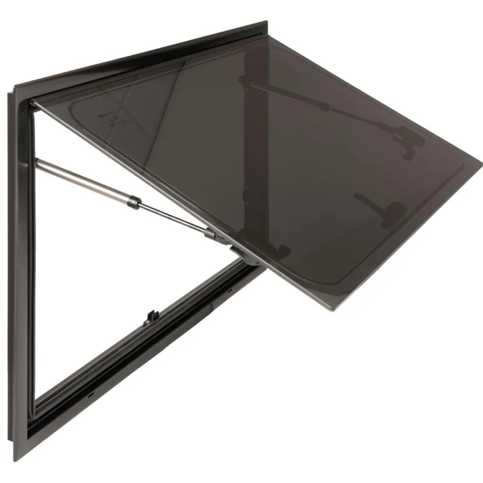 DWS Camping Rechthoekig klapraam inclusief combihor zwart 1000 x 500 mm