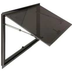 DWS Camping Rechthoekig klapraam inclusief combihor zwart 500 x 300 mm