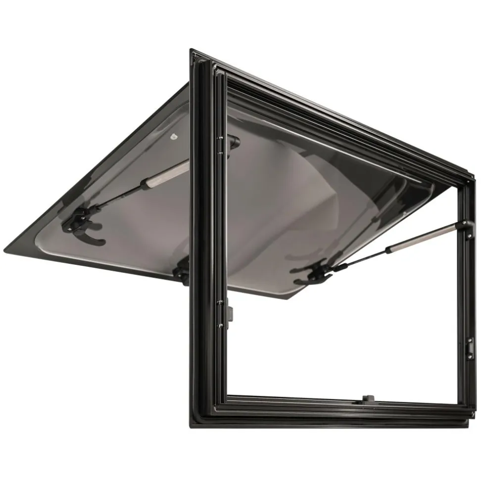 DWS Camping Rechthoekig klapraam inclusief combihor zwart 500 x 300 mm