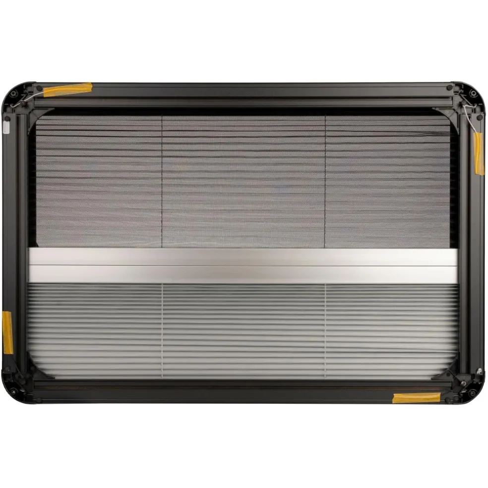 DWS Camping Rechthoekig klapraam inclusief combihor zwart 500 x 300 mm