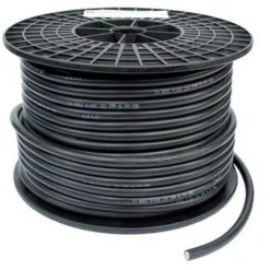 DWS Dubbel geïsoleerde kabel zwart 35 mm
