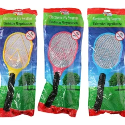 DWS Elektrische vliegenmepper 3 kleuren assorti