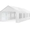 DWS Fiësta partytent 400 x 800 cm white