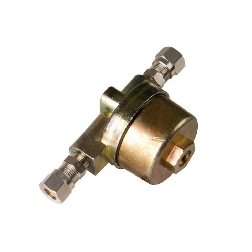 DWS G-631 gasfilter LPG 8 mm knelkoppeling x 8 mm knelkoppeling