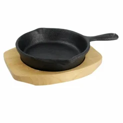 DWS Gietijzeren koekenpan met plank ø 10 cm