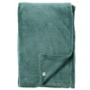 DWS Harvey fleece plaid 150 x 200 cm sagebrush green