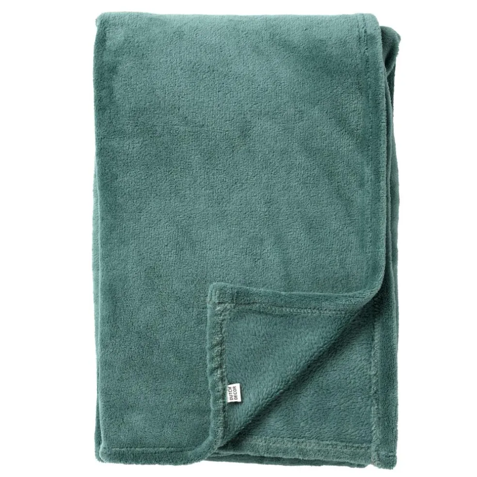 DWS Harvey fleece plaid 150 x 200 cm sagebrush green